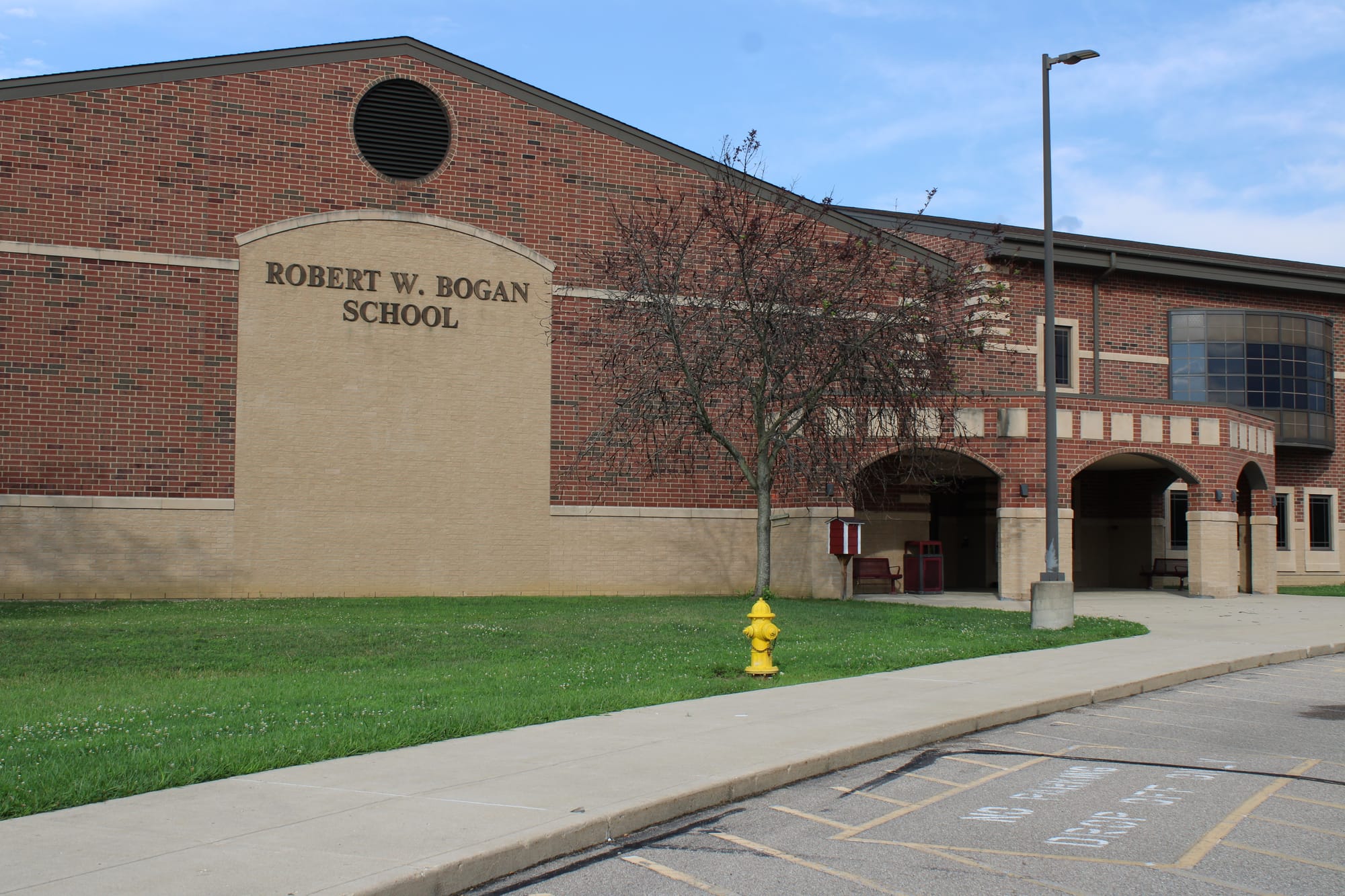 The front of Bogan Elementary School