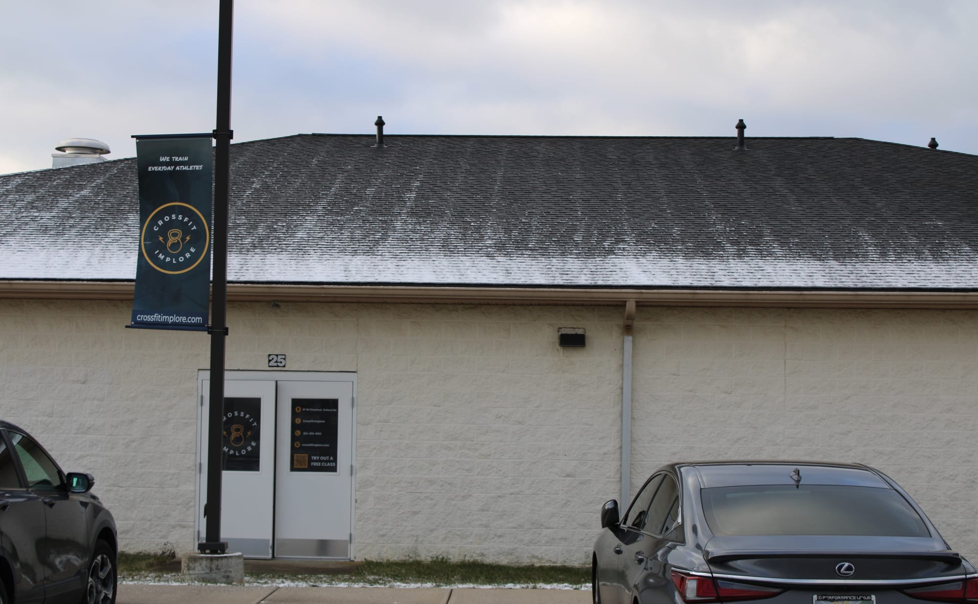 Exterior of CrossFit Implore Building