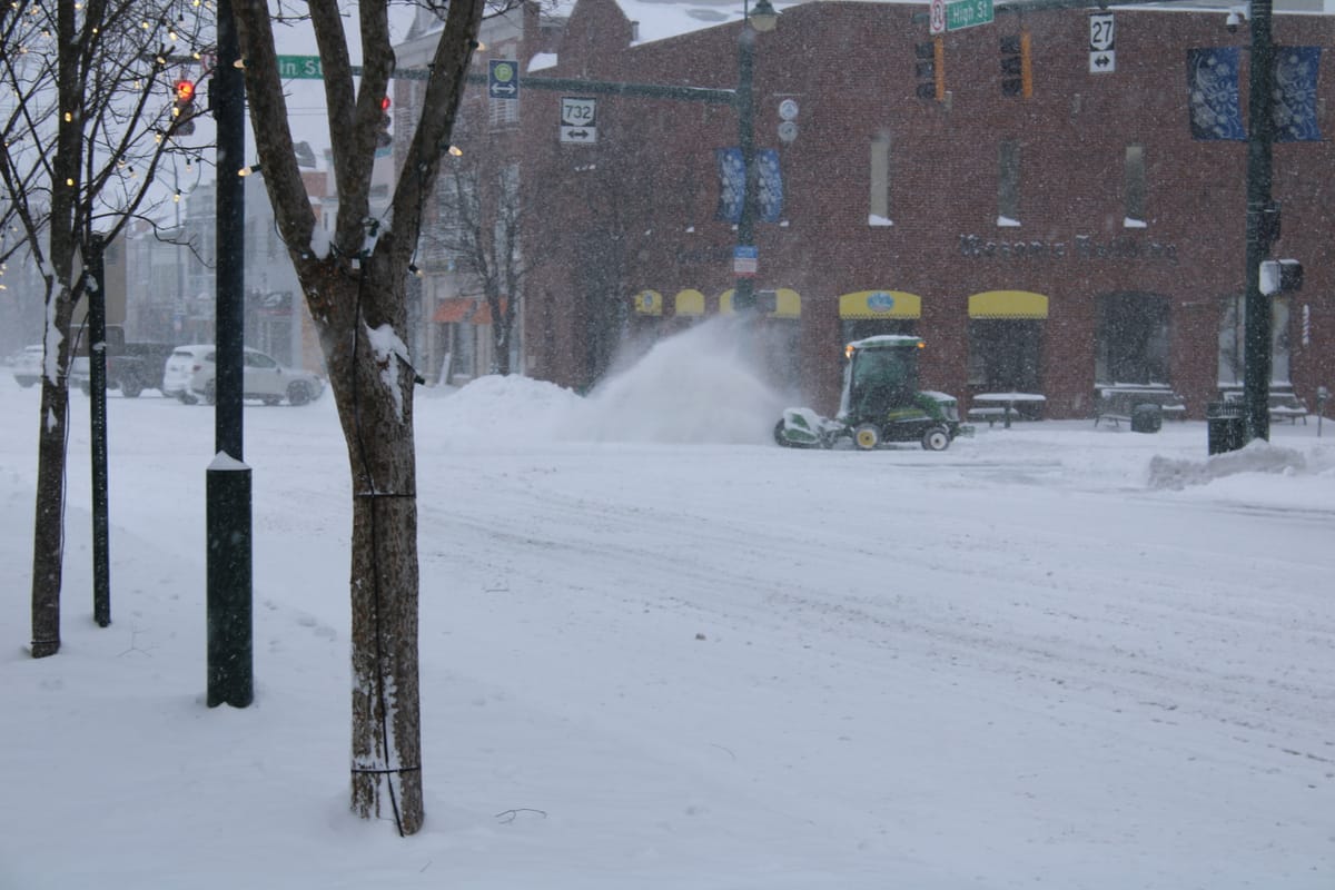 ‘This one hammered down’: City staff and residents dig Oxford out after snowstorm