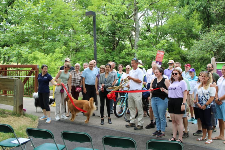 Oxford celebrates completion of newest section of trails