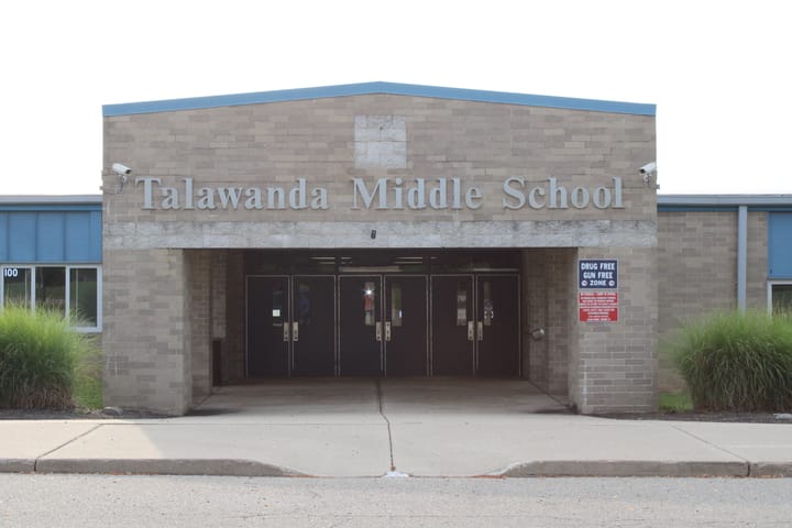 Entrance to Talawanda Middle School