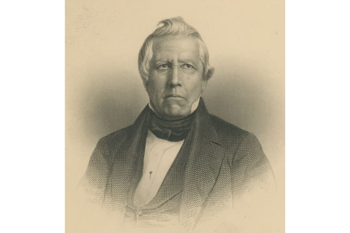 A sepia portrait of James McBride