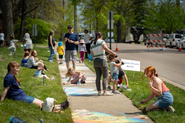 The annual “Ox Chalks the Walks” will be on Saturday, Aug. 9, from 11 a.m. until 3 p.m.